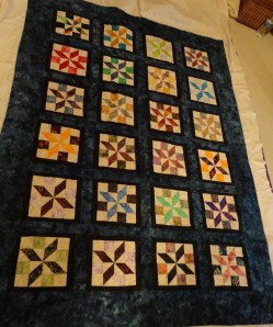 Janet's batik quilt