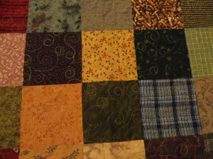 Flannel Sq quilting