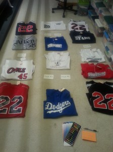 before picture of shirts