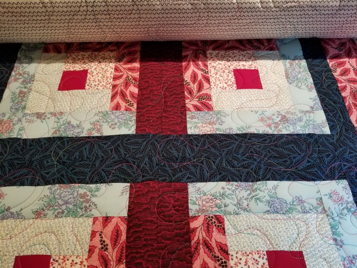 log cabin - quilting 2